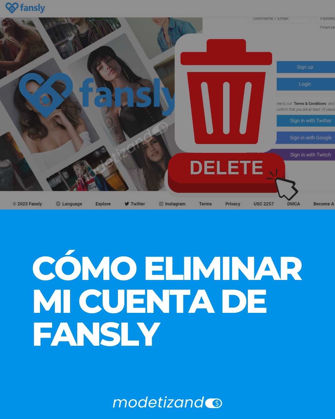 En este momento estás viendo Cómo eliminar mi cuenta de Fansly