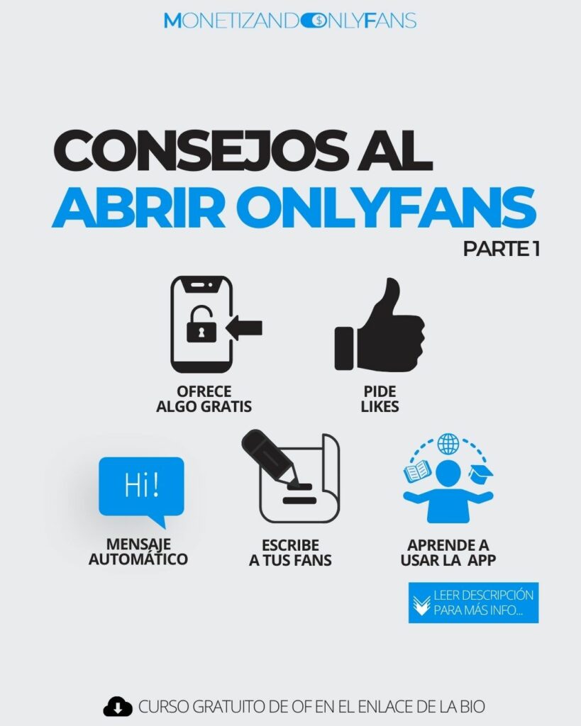 Consejos para abrir onlyfans