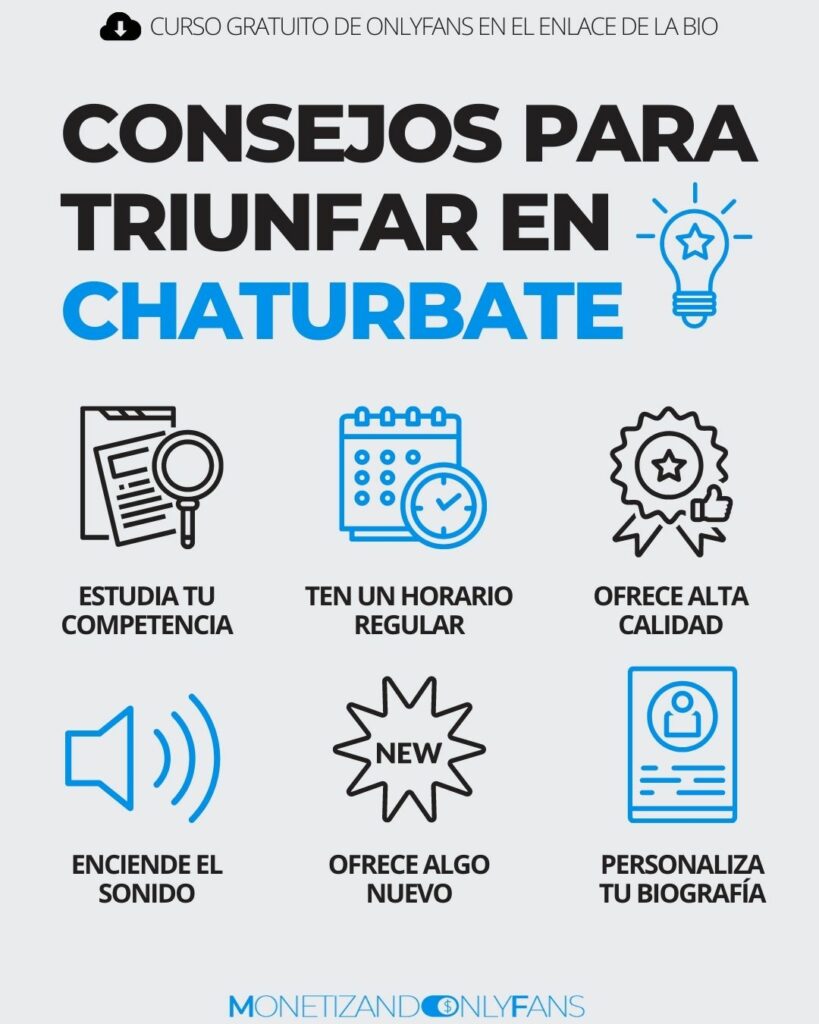 Consejos para triunfar en chaturbate