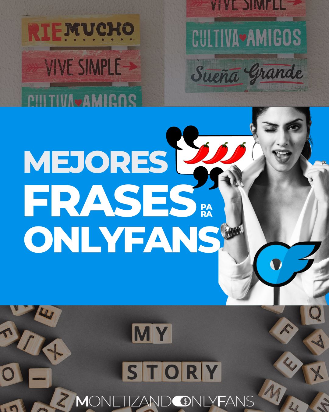 En este momento estás viendo Frases para OnlyFans en tus post: 50 ideas y ejemplos