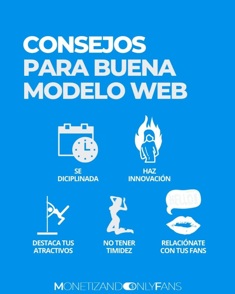 consejos para ser buena modelo web