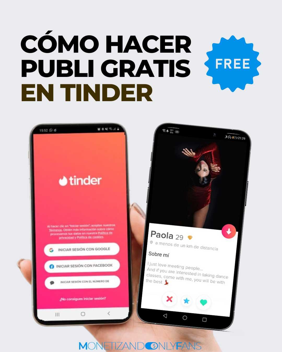 Cómo hacer publicidad gratuita en Tinder