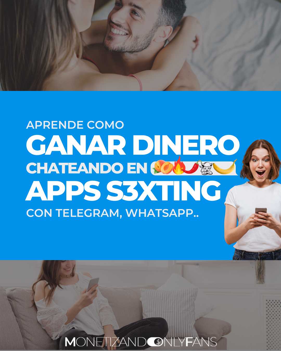 En este momento estás viendo APPs de Sexting | Como ganar dinero chateando en Telegram, WhatsApp u otras