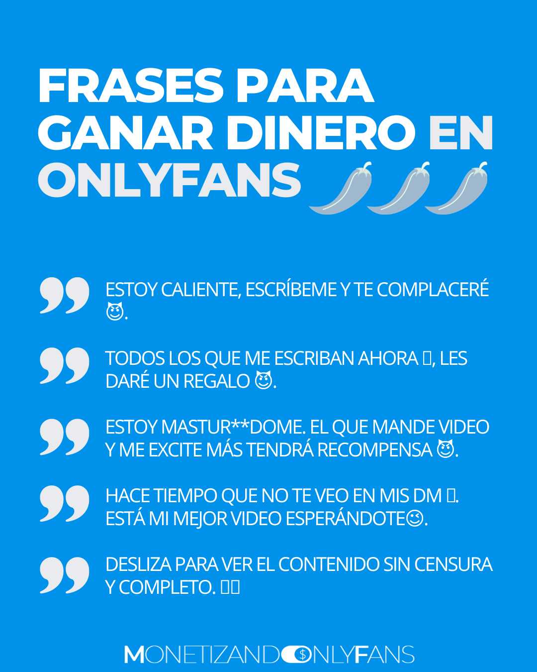 Frases para ganar dinero en onlyfans