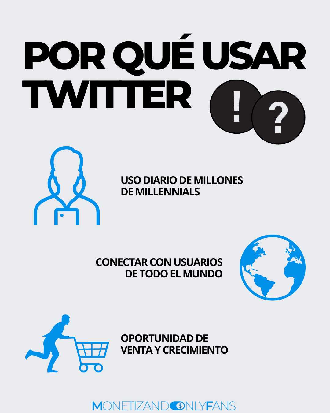 POR QUÉ USAR TWITTER