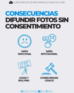 CONSECUENCIAS DIFUNDIR FOTOS SIN CONSENTIMIENTO