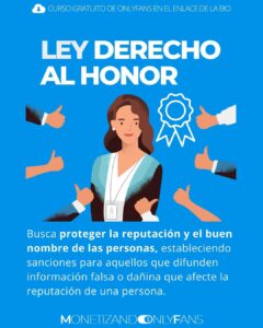 LEY DERECHO AL HONOR