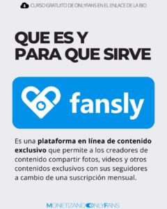 QUE ES Y PARA QUE SIRVE fansly