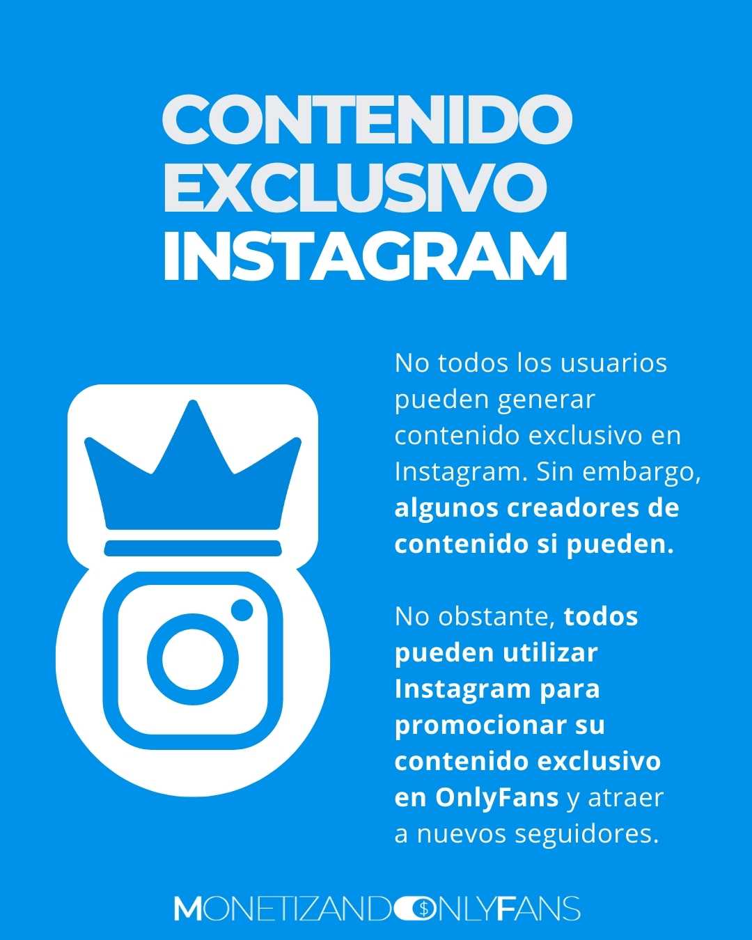 contenido exclusivo en instagram
