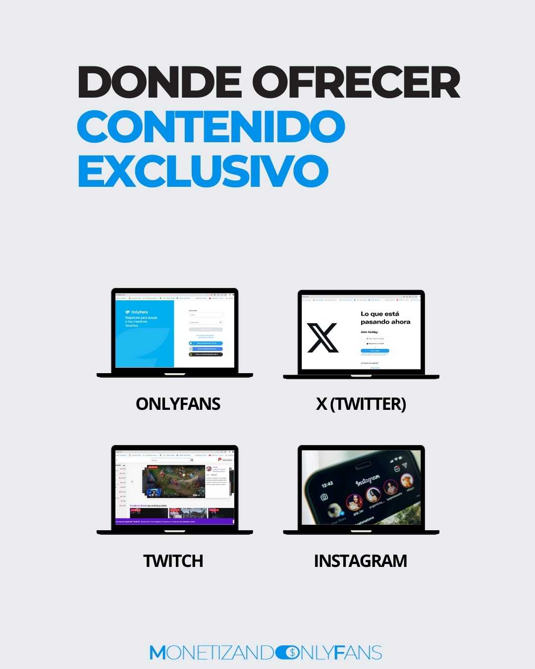 paginas para vender contenido exclusivo